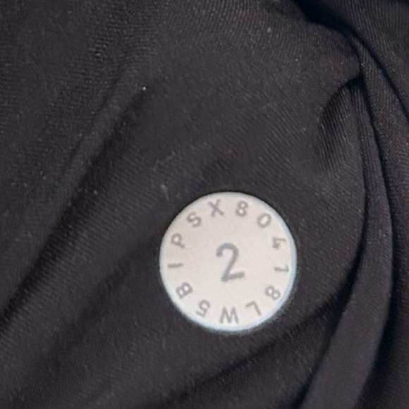 Lululemon Noir Pant *Woven Black Wide Leg Tie Waist Pants- Size 2 - Picture 10 of 14